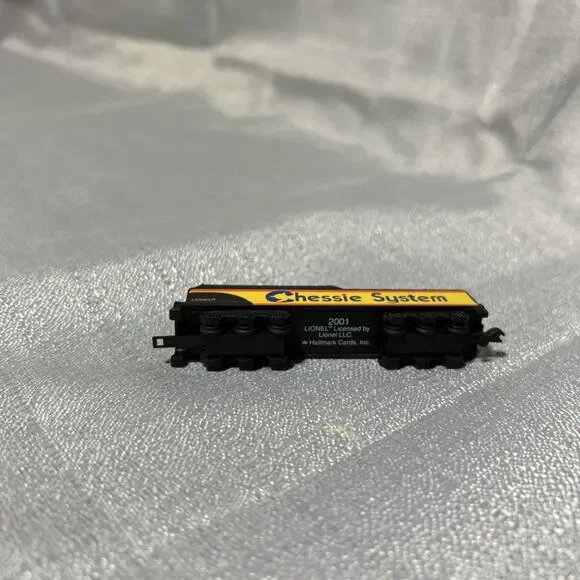2001 Hallmark Lionel Chessie Steam Special Tender Diecast Train Ornament Box - Picture 5 of 9